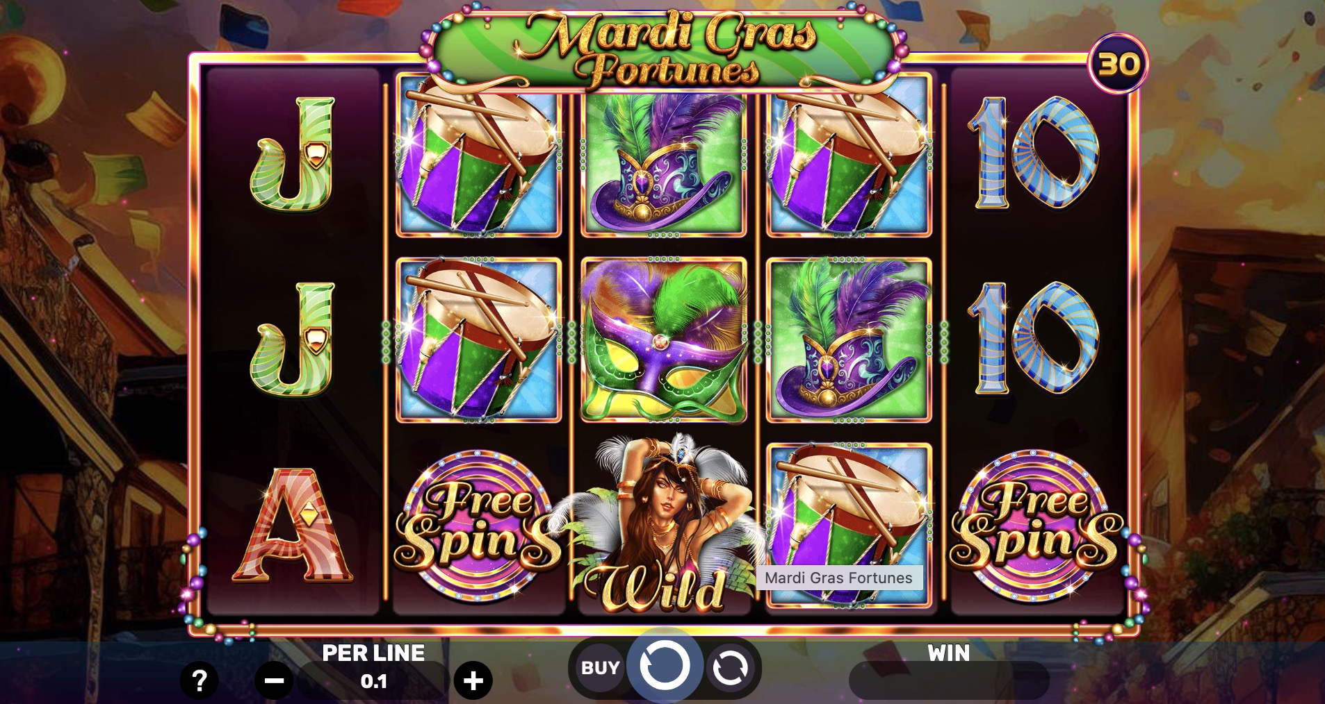   Mardi Gras Fortunes   Spinomenal  LEON casino